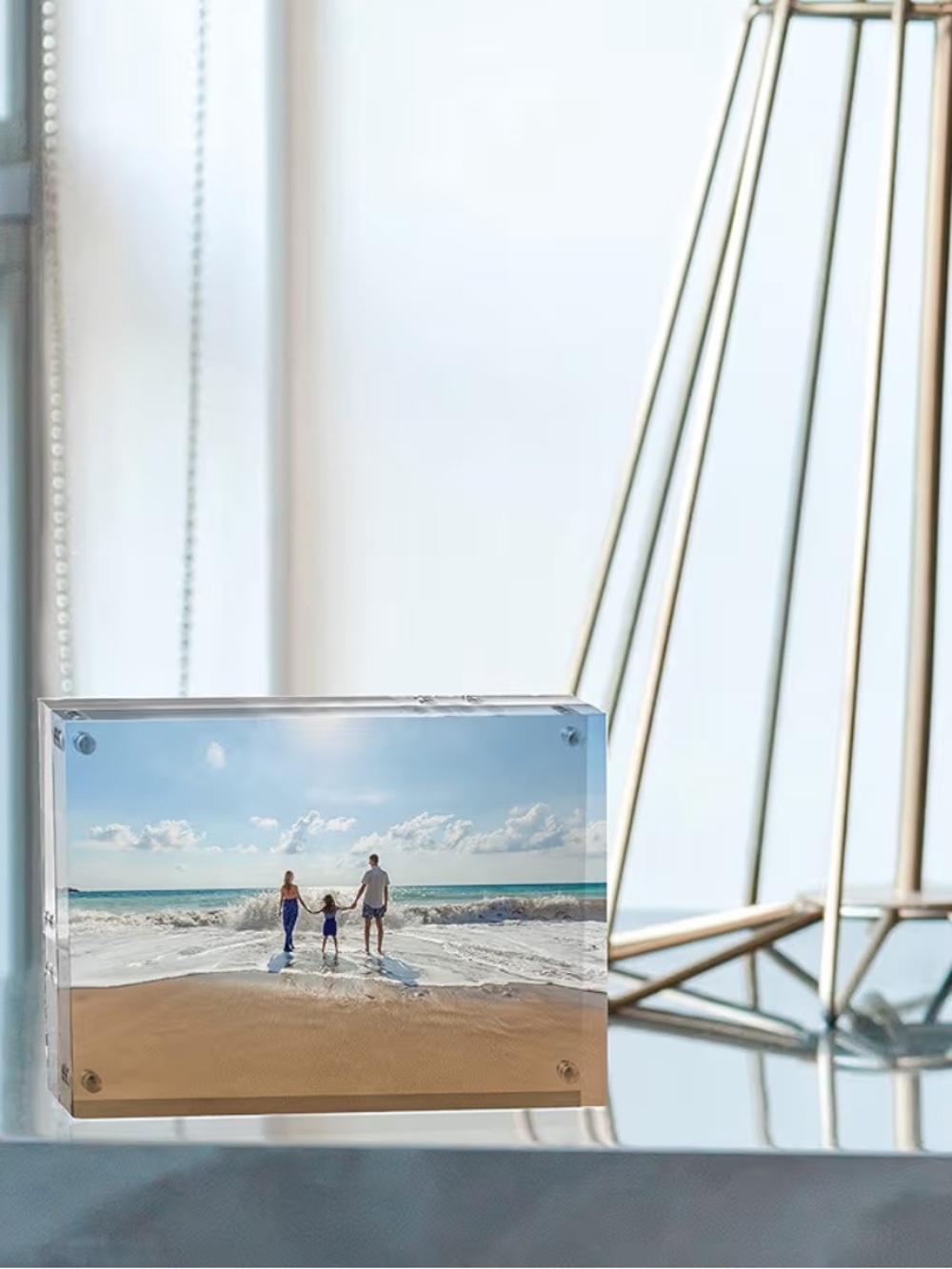 Set of 3 Acrylic 5x7 Picture Frames